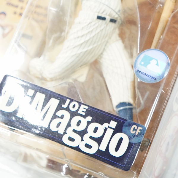 実際に弊社で買取させて頂いた【未開封】MCFARLANE/マクファーレン SPORTSPICKS ニューヨーク・ヤンキース #5 JOE DiMaggio フィギュア 2点セットの画像 3枚目