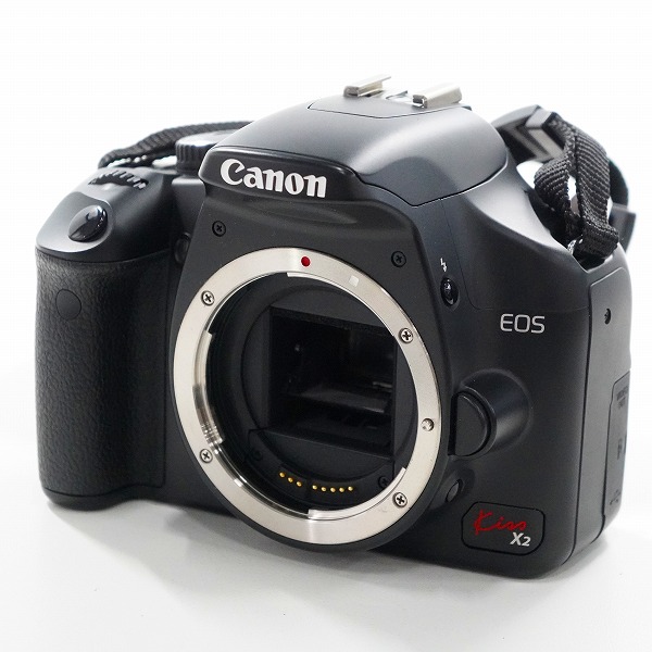 実際に弊社で買取させて頂いたCanon/キャノン EOS Kiss X2 デジタル一眼レフカメラ ボディ 簡易動作確認済み