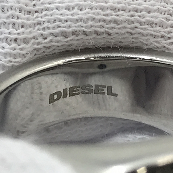 実際に弊社で買取させて頂いたDIESEL/ディーゼル 3Dモヒカン キュービックジルコニア シグネット リング 19号の画像 6枚目