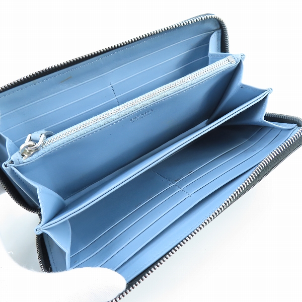 実際に弊社で買取させて頂いたPRADA/プラダ レザー ラウンドジップ長財布 の画像 3枚目