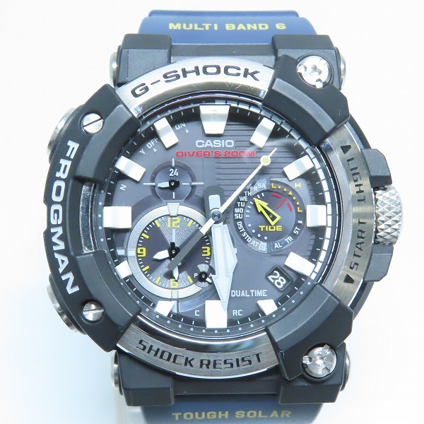 実際に弊社で買取させて頂いたG-SHOCK/Gショック MASTER OF G FROGMAN/フロッグマン Bluetooth 電波ソーラー GWF-A1000-1A2JF