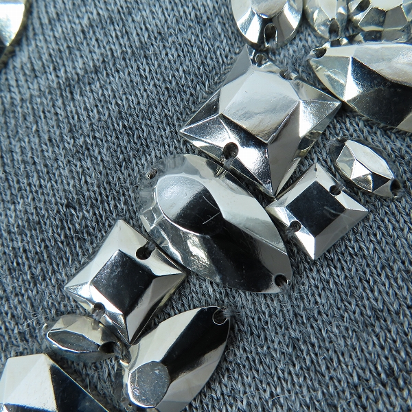 実際に弊社で買取させて頂いた【未使用】mastermind JAPAN/マスターマインドジャパン ビジュースカル 半袖スウェット MW-SW05-32-1/Lの画像 4枚目