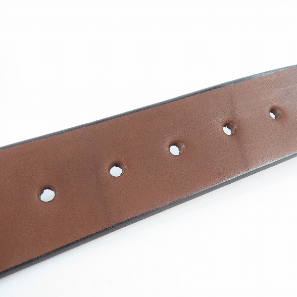 実際に弊社で買取させて頂いた(1)【未使用】SUGAR CANE/シュガーケーン レザーベルト/SCO-2320/ブラウン/40の画像 7枚目