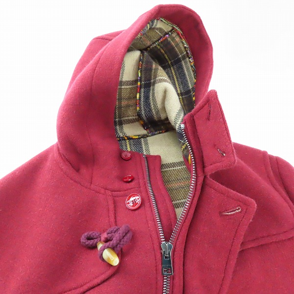 実際に弊社で買取させて頂いた【JPタグ】ETRO/エトロ 2022年製 タイガープリント ジップダッフルコート 1C3697904/Mの画像 2枚目