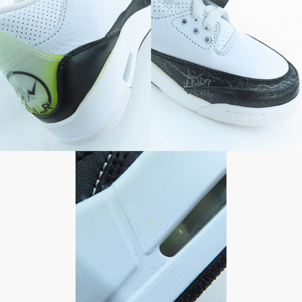 実際に弊社で買取させて頂いたFRAGMENT DESIGN×NIKE/フラグメントデザイン×ナイキ AIR JORDAN 3エアジョーダン3 DA3595-100/26.5の画像 6枚目
