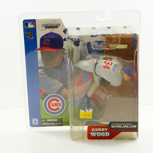 実際に弊社で買取させて頂いた【未開封】McFARLANE TOYS/マクファーレントイズ シカゴ・カブス #34 KERRY WOOD ケリー・ウッド フィギュア