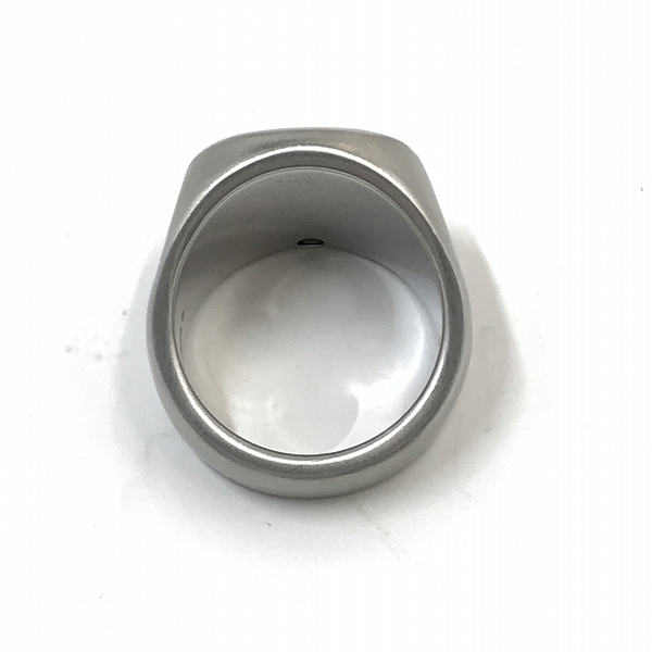 実際に弊社で買取させて頂いたDIESEL/ディーゼル 3Dモヒカン キュービックジルコニア シグネット リング 19号の画像 5枚目