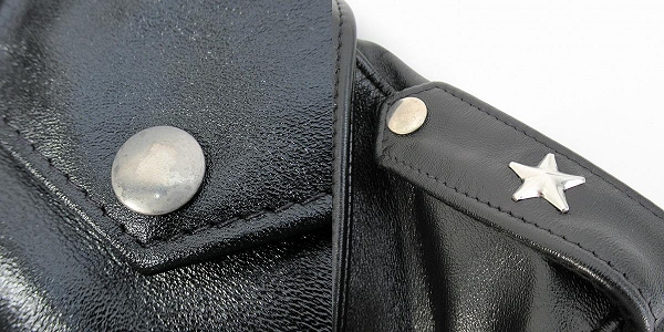 実際に弊社で買取させて頂いたSchott/ショット 613UHT HORSEHIDE ONE STAR/ホースハイドワンスター ライダースジャケット 7416/42の画像 6枚目