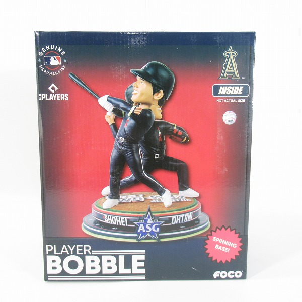 実際に弊社で買取させて頂いたFOCO PLAYER BOBBLE ボブルヘッド  ASG/オールスター 2021 大谷翔平 二刀流 Spinning Base 首振り フィギュア