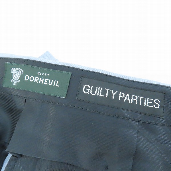 実際に弊社で買取させて頂いたWACKO MARIA×DORMEUIL/ワコマリア×ドーメル スラックスパンツ ブルー系ストライプ Lの画像 2枚目