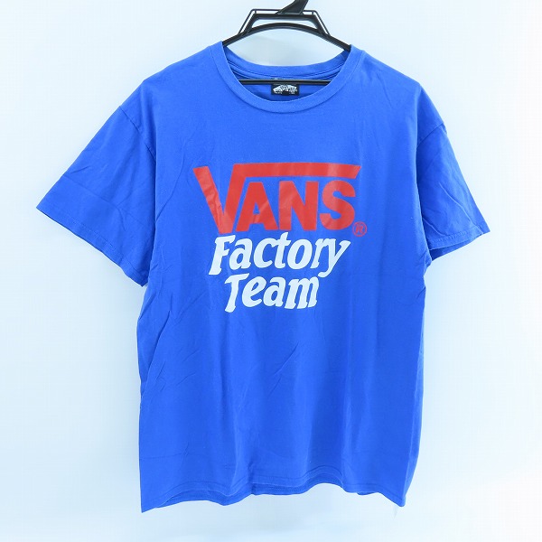 実際に弊社で買取させて頂いたSTANDARD CALIFORNIA×VANS Factory Team Tee コラボTシャツ 青/XL