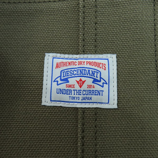 実際に弊社で買取させて頂いたDESCENDANT/ディセンダント 20AW MFG CHORE JACKET OLIVE DRAB コットンチョアジャケット/1の画像 7枚目