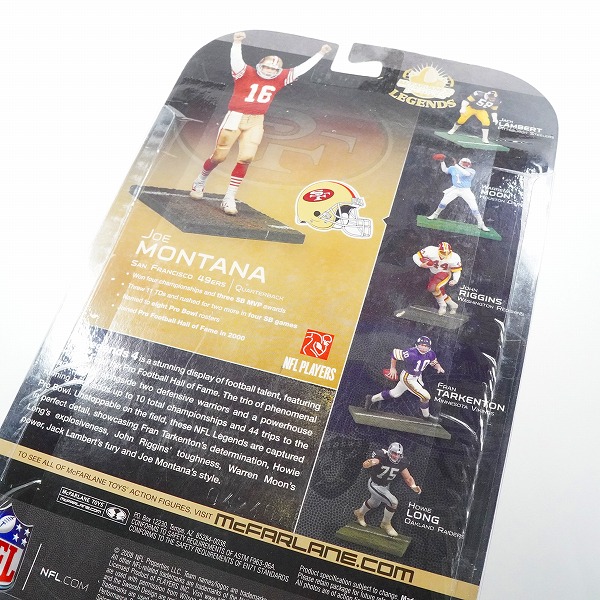 実際に弊社で買取させて頂いた【未開封】McFARLANE TOYS NFL LEGENDS サンフランシスコフォーティナイナーズ JOE MONTANA/ジョーモンタナの画像 7枚目