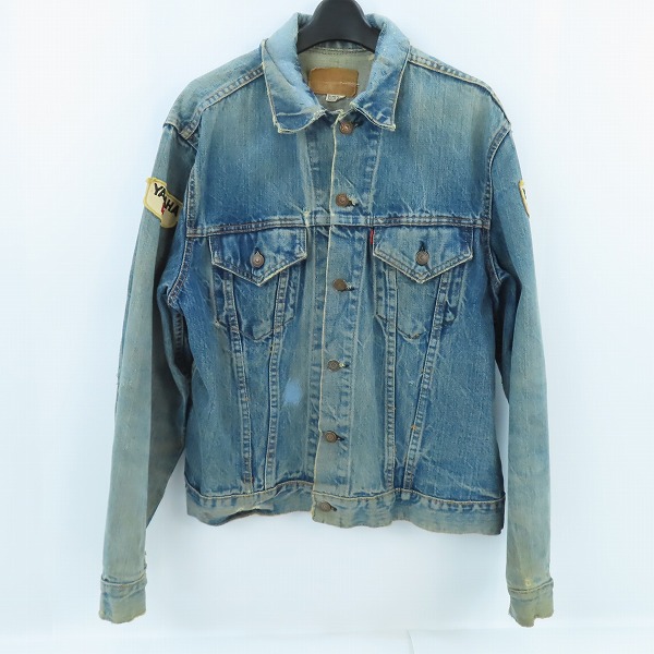 実際に弊社で買取させて頂いたLEVIS/リーバイス 70505/ボタン裏刻印521/ビッグE ヴィンテージ デニムジャケット 