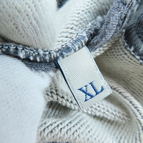 実際に弊社で買取させて頂いた【JPタグ】MONCLER/モンクレール MAGLIA プルオーバーパーカー グレー F20918G74610/XLの画像 3枚目