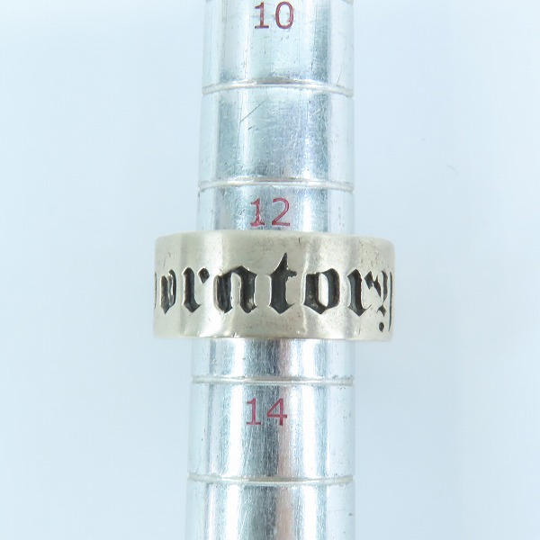 実際に弊社で買取させて頂いたGabor International/ガボールインターナショナル ガボラトリー ロゴワイドシガーバンドリング/12.5号-13.5号の画像 8枚目