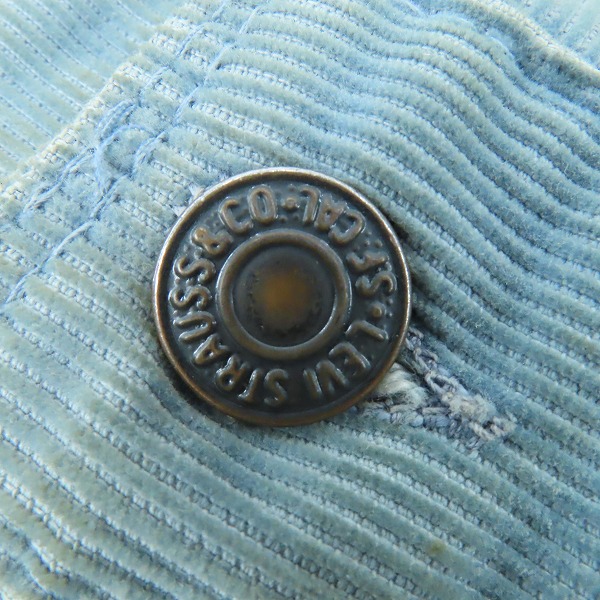 実際に弊社で買取させて頂いたLEVI'S/リーバイス 三角タグ/刻印52/ヴィンテージ/ビンテージ コーデュロイジャケット 40の画像 4枚目
