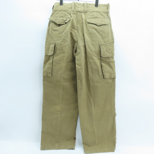 実際に弊社で買取させて頂いたFRENCH ARMY/フランス軍  ヴィンテージ 後期型 M-47 カーゴパンツ/Lの画像 1枚目