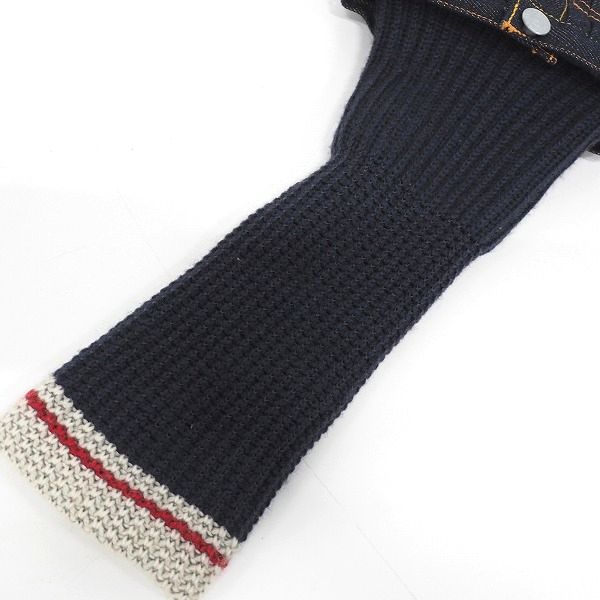 実際に弊社で買取させて頂いたEVISU GOLF/エヴィスゴルフ/エビス デニムジャケット型 ドライバー/1w用ヘッドカバーの画像 4枚目