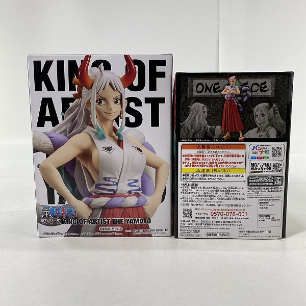 実際に弊社で買取させて頂いた【未開封】バンダイスピリッツ ONE PIECE/ワンピース KING OF ARTIST THE YAMATO 等 ヤマト フィギュア 2点セットの画像 2枚目