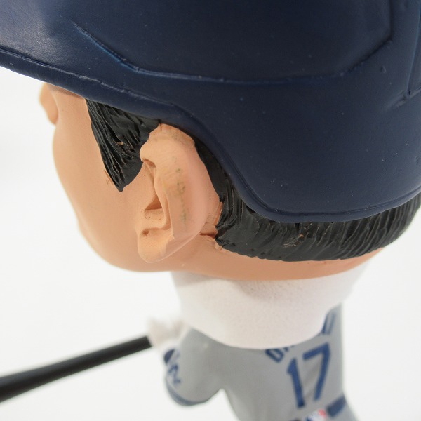 実際に弊社で買取させて頂いたFOCO MINI  BIG HEADS ロサンゼルス・ドジャース ＃17 大谷翔平 打者 ボブルヘッド フィギュア 首振り人形の画像 6枚目