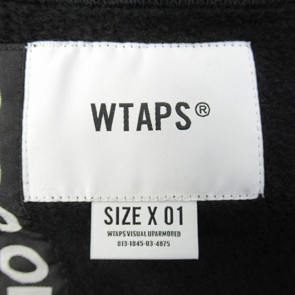 実際に弊社で買取させて頂いたWTAPS×UNDERCOVER/ダブルタップス×アンダーカバー スウェット 212ATUCD-CSM01S/UC1B9801 /サイズ1の画像 2枚目