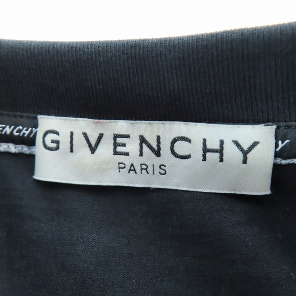 実際に弊社で買取させて頂いた【JPタグ】GIVENCHY/ジバンシィ 20SS ヴィンテージロゴ スリムフィットクルーネック半袖Tシャツ BM70K93002/XSの画像 2枚目