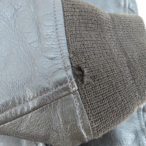 実際に弊社で買取させて頂いたSchott/ショット G-1 フライトレザージャケット/フライトジャケット/革ジャンの画像 8枚目