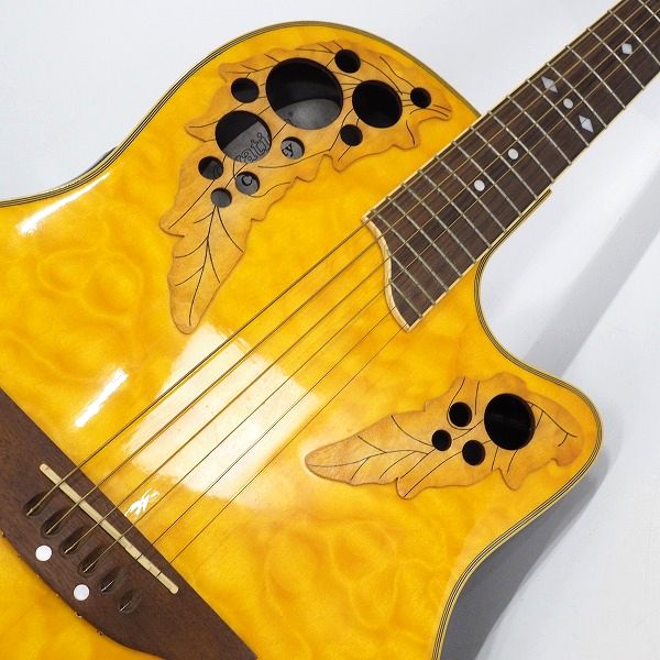 実際に弊社で買取させて頂いた★Ovation/オベーション Celebrity CS288 エレアコ/アコースティックギター/アコギ ハードケース付 の画像 5枚目