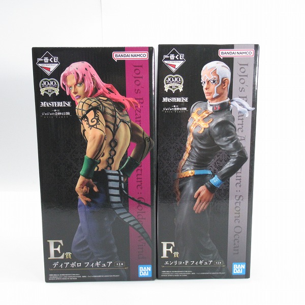 実際に弊社で買取させて頂いた【未開封】一番くじ ジョジョの奇妙な冒険 C賞 ジョセフ/C賞 DIO/E賞 ディアボロ/F賞 エンリコ・P フィギュア 4点セットの画像 5枚目