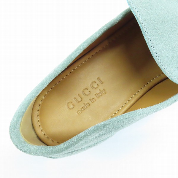 実際に弊社で買取させて頂いたGUCCI/グッチ ホースビット ローファー 406994/8.5の画像 4枚目