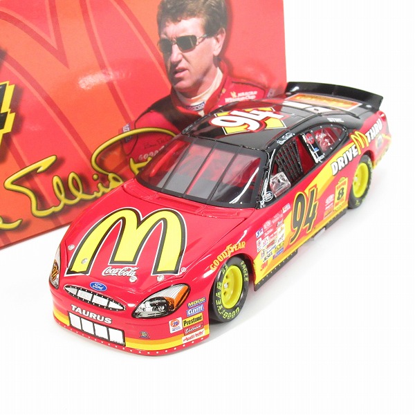 実際に弊社で買取させて頂いたACTION/アクション 1/24 Bill Elliott ＃94 McDonald's 2000 Tauraus フォード トーラス マクドナルド ミニカー