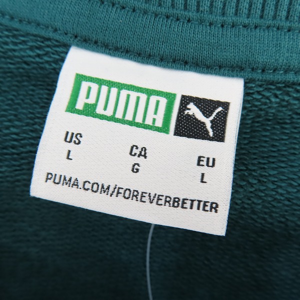 実際に弊社で買取させて頂いた【未使用】PUMA/プーマ TEAM クルー スウェット 621324 43/Lの画像 2枚目