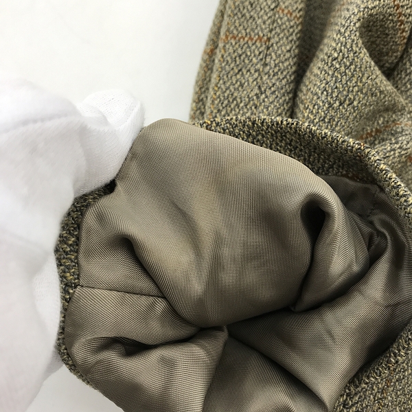 実際に弊社で買取させて頂いたHUGO BOSS/ヒューゴボス APOLLON ロロピアーナ ウール/カシミヤ テーラードジャケット /8の画像 7枚目