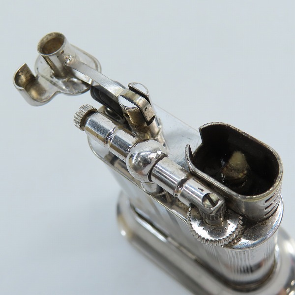 実際に弊社で買取させて頂いたdunhill/ダンヒル ユニーク 卓上型 テーブルオイルライター シルバーの画像 4枚目