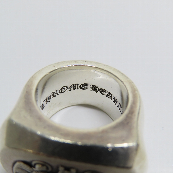 実際に弊社で買取させて頂いたCHROME HEARTS/クロムハーツ BIG PJ/ビッグピージェー ANGEL RING/エンジェルリング 8.5-10号の画像 7枚目