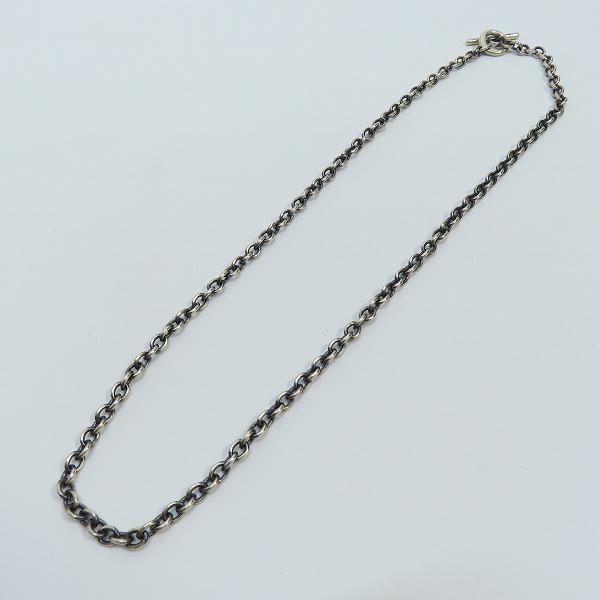 実際に弊社で買取させて頂いた【ギャラ付】Gabor/ガボール 3.9チェーン&1/16クラシックTバー ネックレス 45cmの画像 5枚目