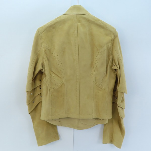 実際に弊社で買取させて頂いたTAKAHIROMIYASHITA TheSoloIst/タカヒロミヤシタザソロイスト 羊革/ラムレザー/スエードレザー ジャケット SJ 0029SS17/46の画像 1枚目