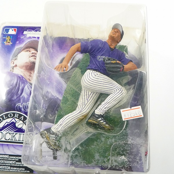 実際に弊社で買取させて頂いた【未開封】McFARLANE TOYS/マクファーレントイズ コロラド・ロッキーズ #33 Larry WALKER ラリー・ウォーカー フィギュアの画像 3枚目