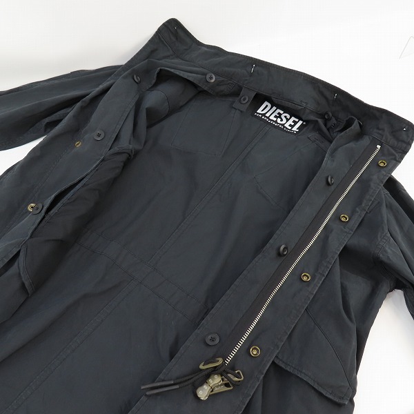 実際に弊社で買取させて頂いたDIESEL/ディーゼル スタンドカラー ロングコート/Sの画像 5枚目
