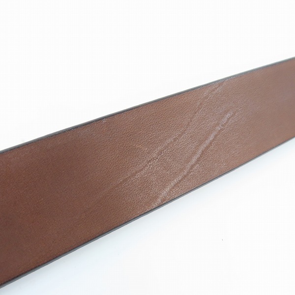 実際に弊社で買取させて頂いた【未使用】SUGAR CANE/シュガーケーン レザーベルト/SCO-2320/ブラウン/38の画像 5枚目