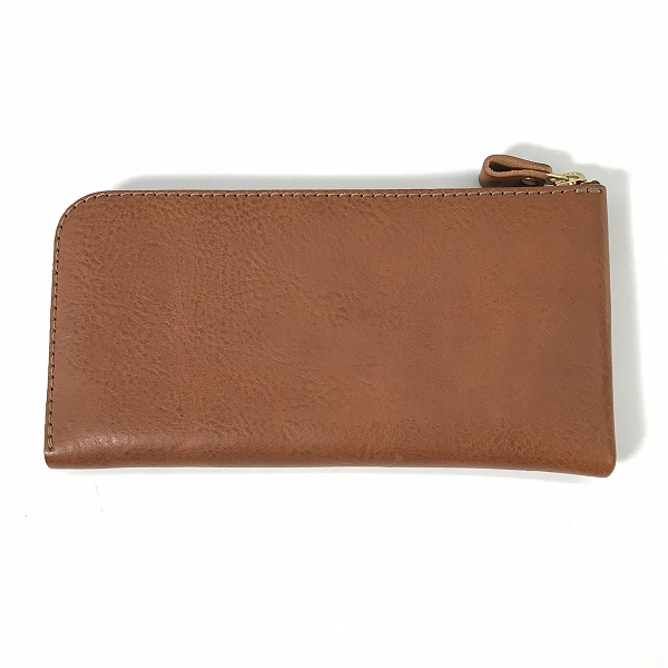 実際に弊社で買取させて頂いたHERZ/ヘルツ organ/オルガン レザー ダブルラウンドファスナー長財布 GS-52の画像 1枚目