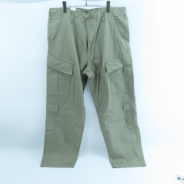 実際に弊社で買取させて頂いた【未使用】ALPHA INDUSTRIES/アルファ インダストリーズ  カーゴパンツ/A.GREEN/TB1028-021/XL