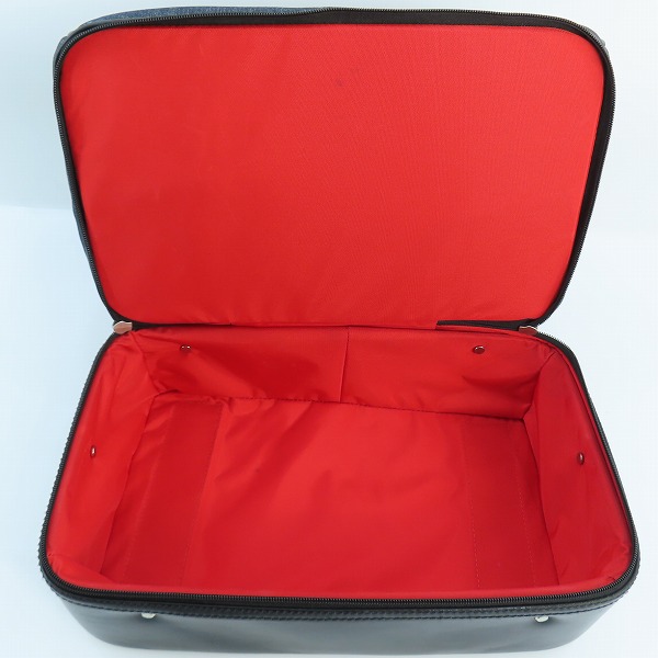 実際に弊社で買取させて頂いたEVISU GOLF/エビスゴルフ ゴルフバッグ ボストンバック スパイク収納 デニム×レザーの画像 6枚目