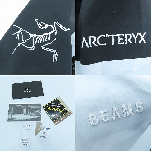 実際に弊社で買取させて頂いたARC'TERYX × BEAMS/アークテリクス ビームス 別注 侘び寂び BETA JACKET/ベータジャケット X000007490/XLの画像 9枚目