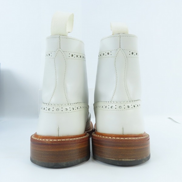 実際に弊社で買取させて頂いたTrickers/トリッカーズ MOLTON/モールトン カントリーブーツ ウイングチップ ホワイト M2508/9の画像 1枚目