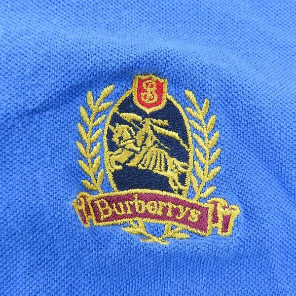 実際に弊社で買取させて頂いたBurberry's/バーバリーズ ロゴ刺繍ポロシャツ Sの画像 3枚目