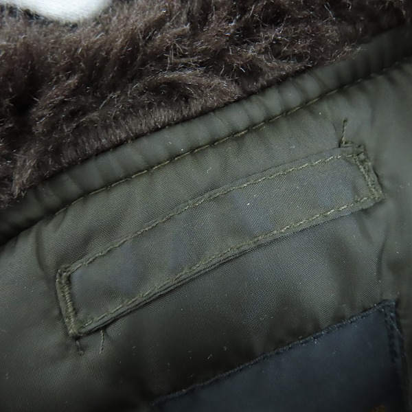 実際に弊社で買取させて頂いたHYSTERIC GLAMOUR/ヒステリックグラマー タイガーカモフラ 柄 ワッペン付 中綿 モッズコート 0193AC01/Fの画像 5枚目