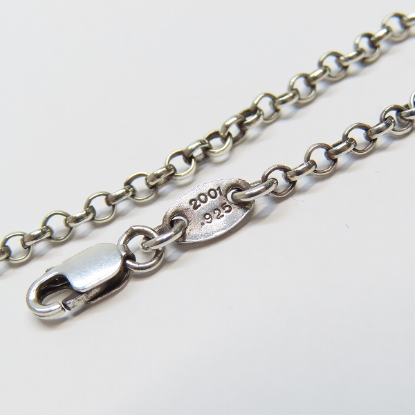 実際に弊社で買取させて頂いた(2)CHROME HEARTS/クロムハーツ ロールチェーン/ネックチェーン ネックレス/24inchの画像 3枚目