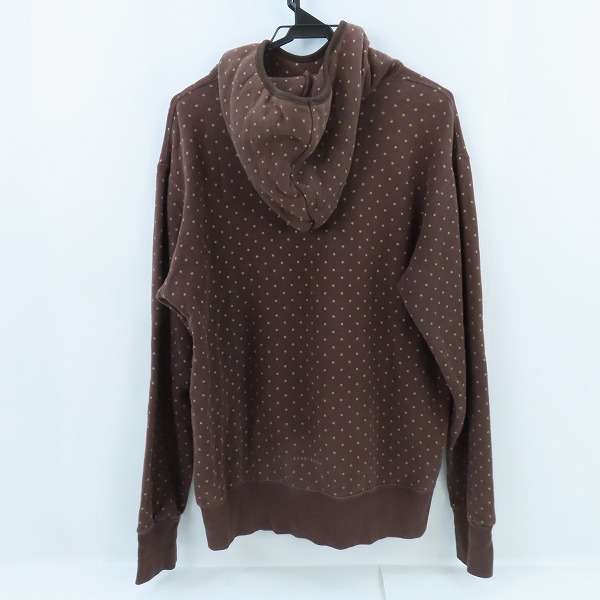 実際に弊社で買取させて頂いたGOODENOUGH/グッドイナフ 水玉総柄 プルオーバー スエットパーカー/Mの画像 1枚目